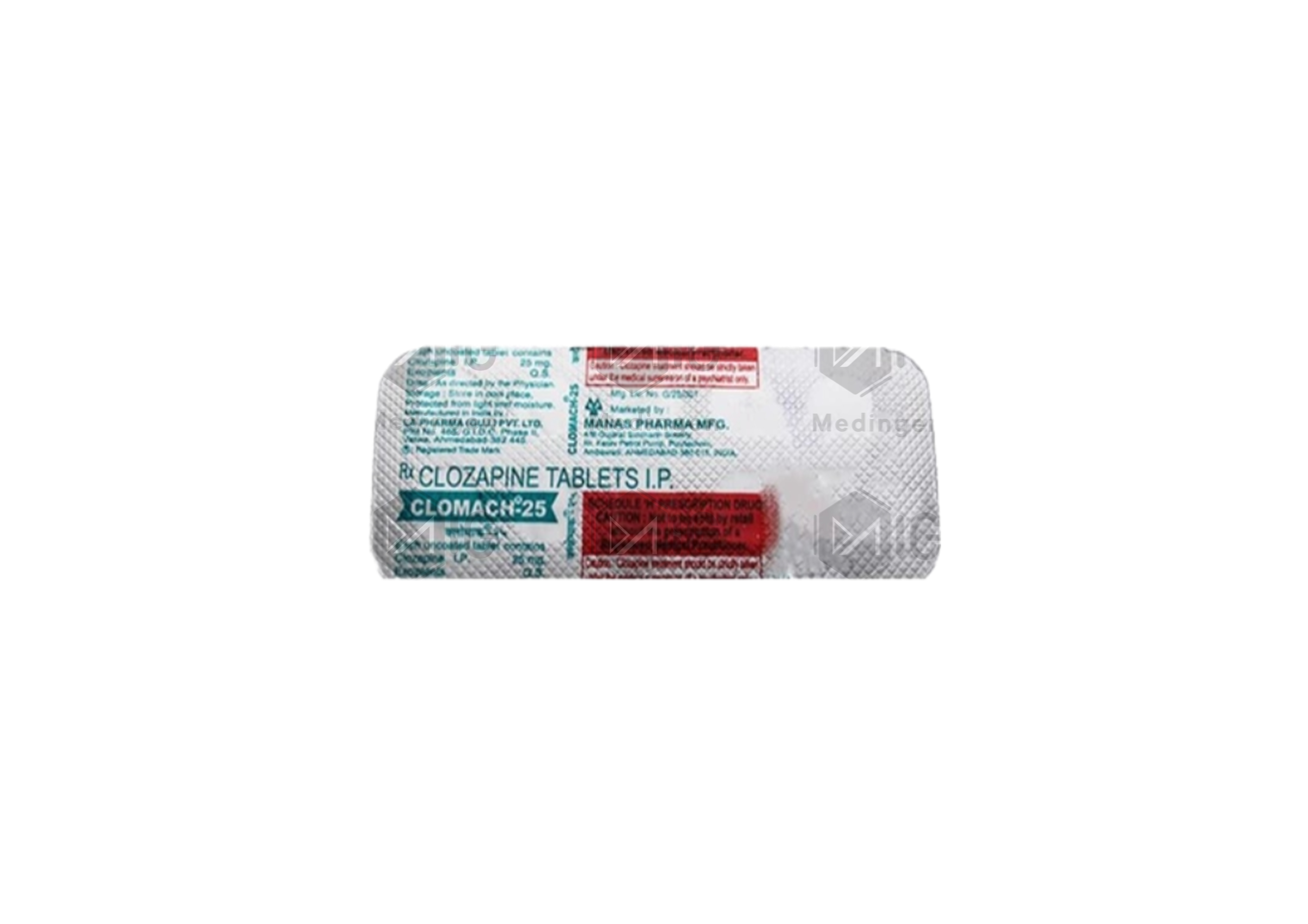 CLOMACH 25MG